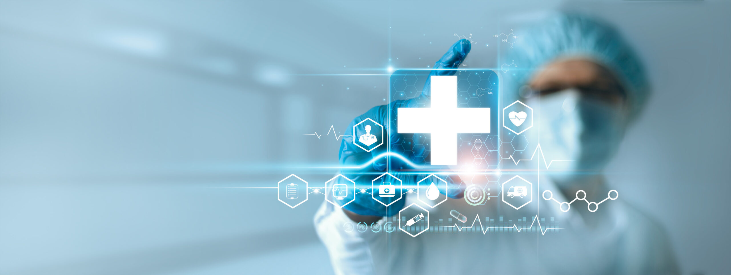 Doctor using digital healthcare technology with Timesmart.ai – Healthcare Software for Hospitals that improves scheduling, timekeeping, and patient care. 