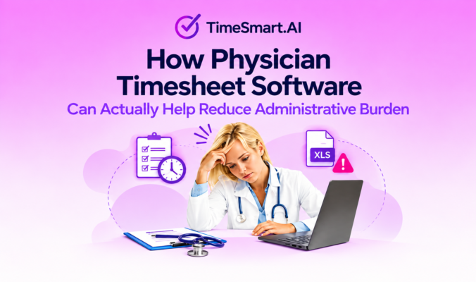 TimeSmart.AI Physician Timesheet Banner 